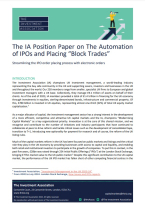 IPO position paper on IPO automation