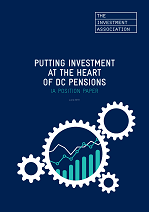 Front cover image of DC pensions report